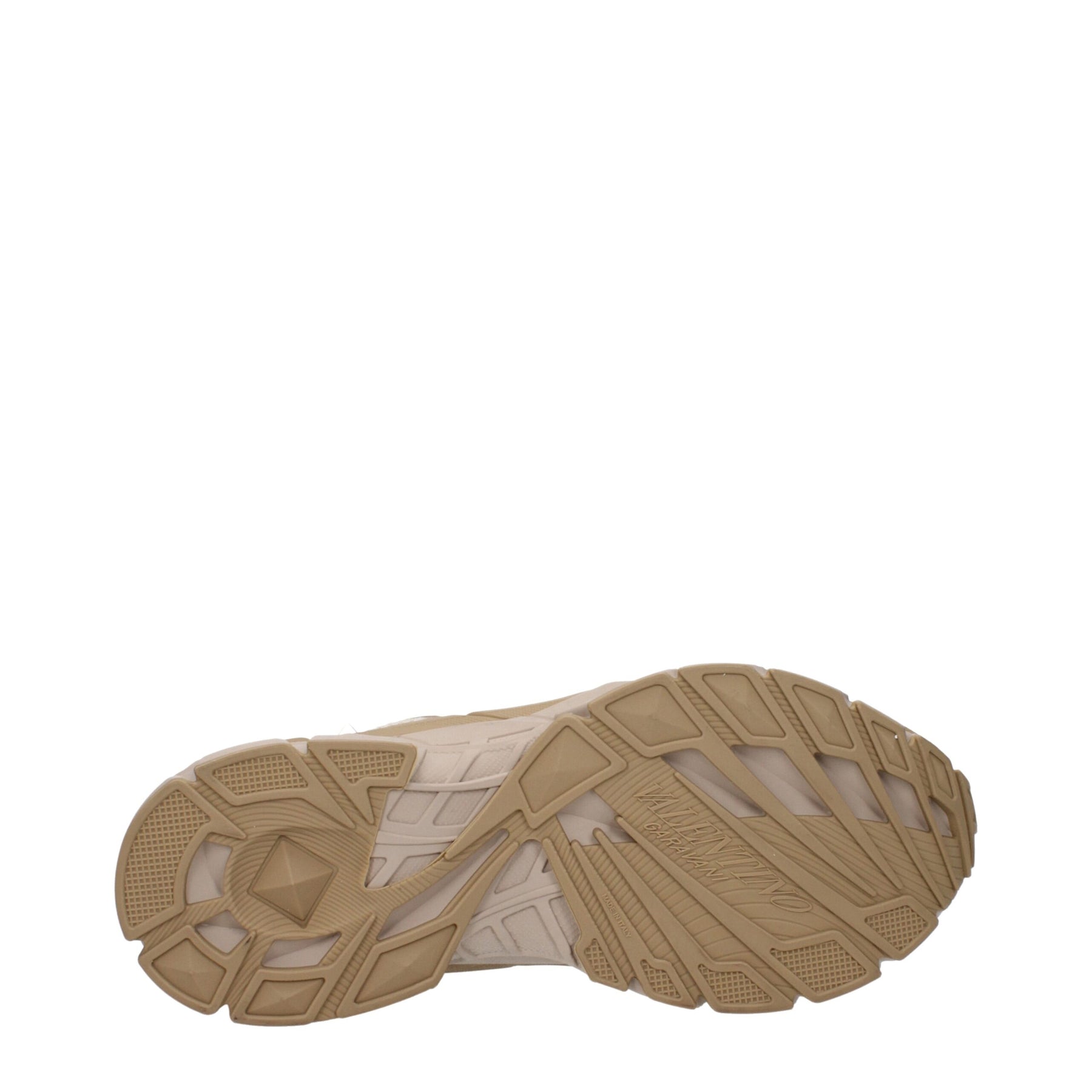 Valentino Garavani Beige Fabric Low Top Sneakers | Regal Royce