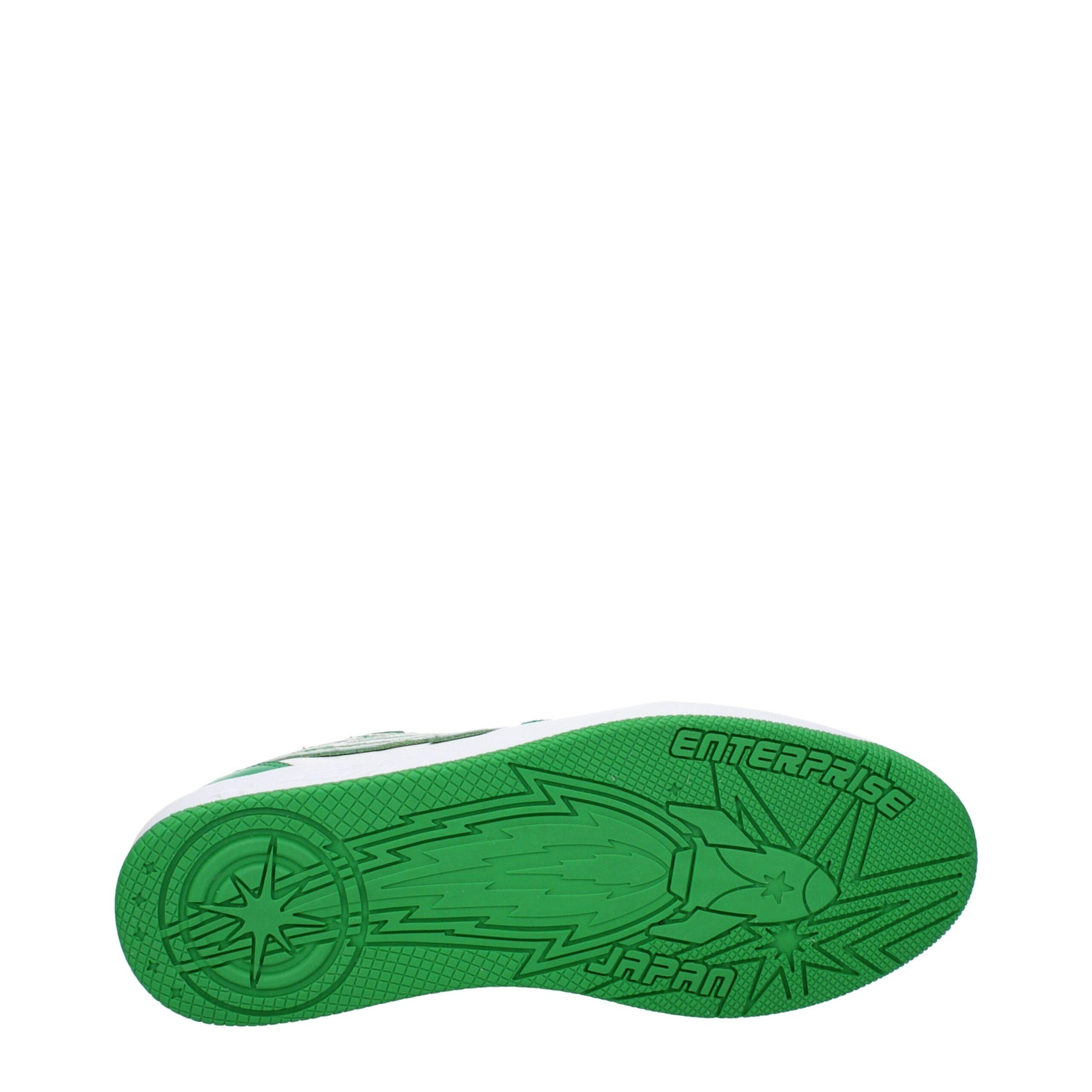 Enterprise Japan Green Leather Low Top Sneakers | Regal Royce