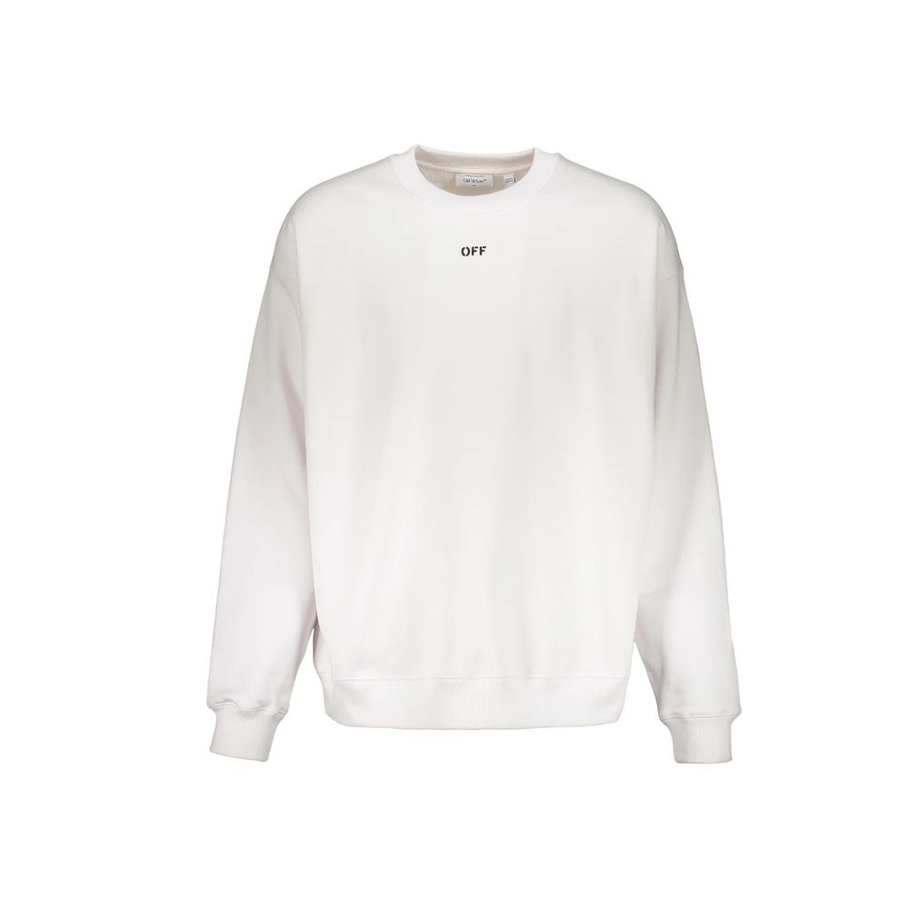 Off-White White Cotton Sweatshirt | Regal Royce