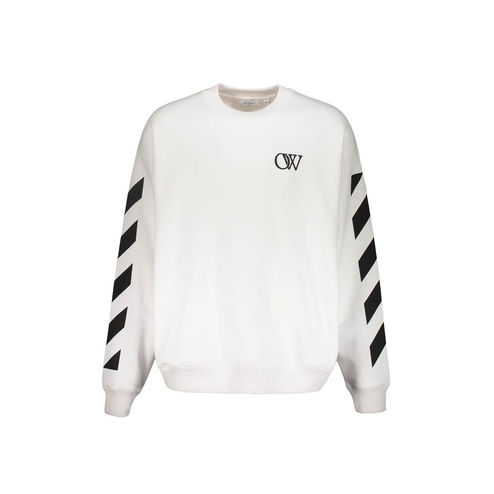 Off-White White Cotton Sweatshirt | Regal Royce