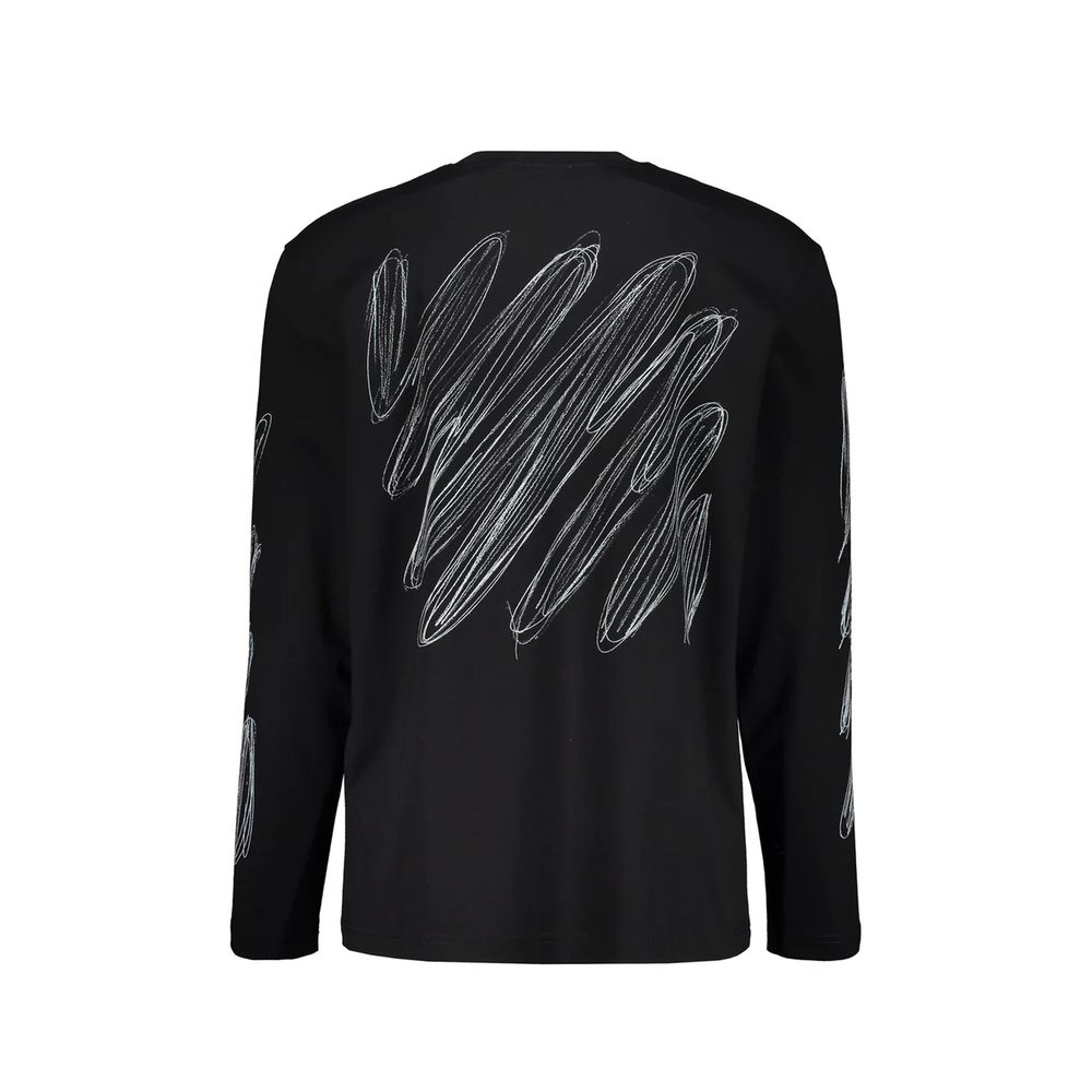 Off-White Black Cotton T-Shirt | Regal Royce