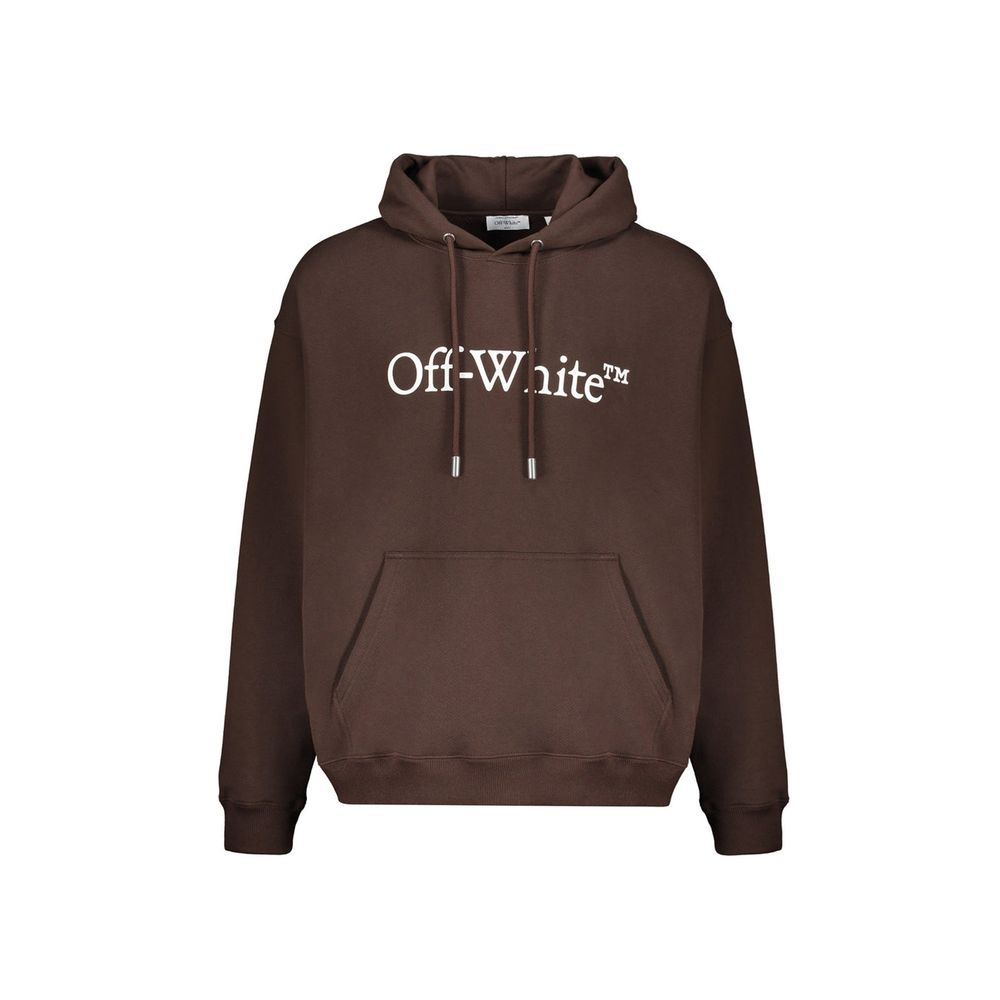Off-White Brown Cotton Sweatshirt | Regal Royce