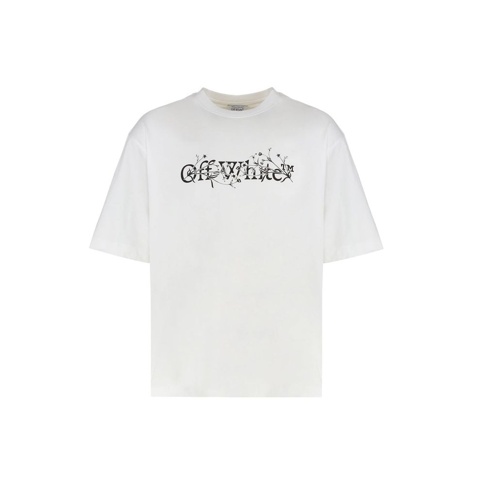 Off-White White Cotton T-Shirt | Regal Royce