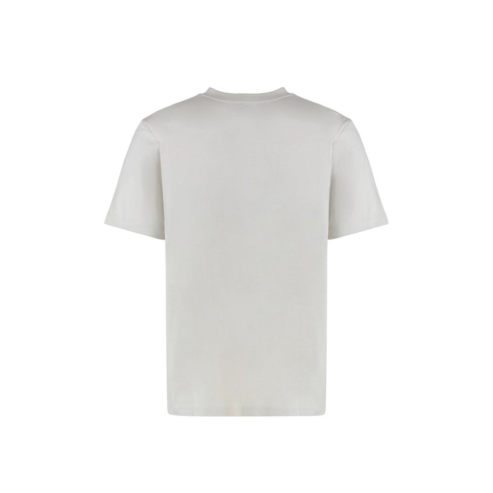 Off-White Gray Cotton T-Shirt | Regal Royce