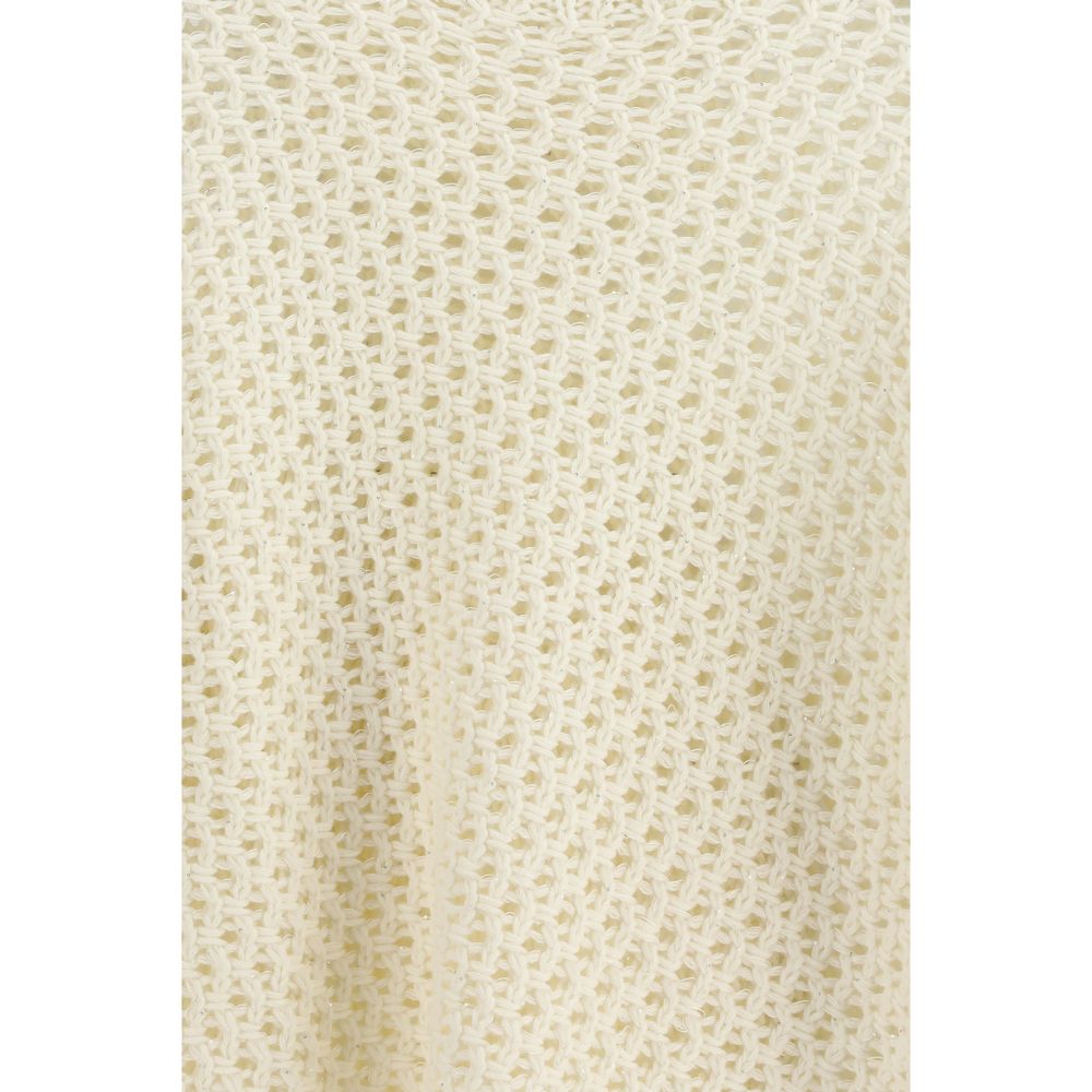 Fabiana Filippi Cream Fleece Wool Sweatshirt | Regal Royce