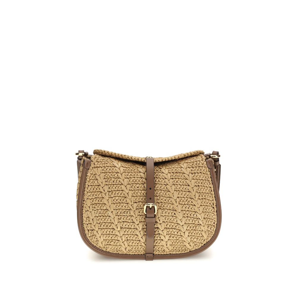 Etro Beige Raffia Shoulder Bag | Regal Royce