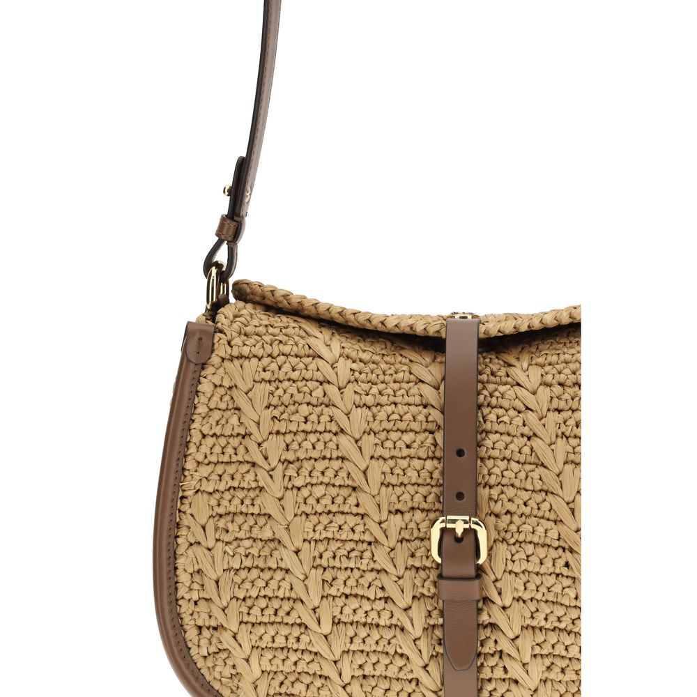 Etro Beige Raffia Shoulder Bag | Regal Royce