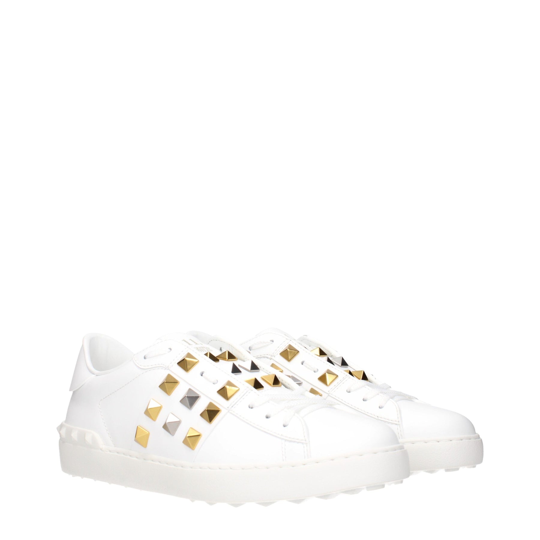 Valentino Garavani White Leather Low Top Sneakers | Regal Royce