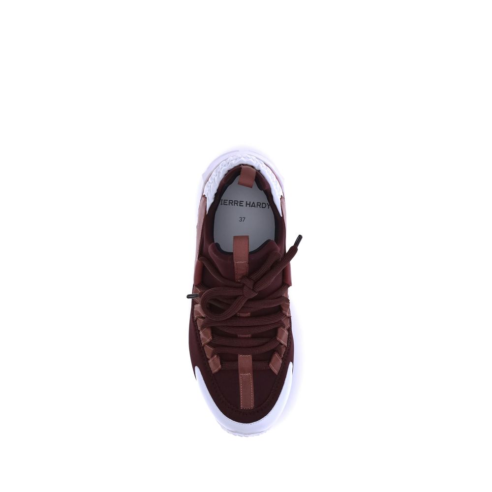 Pierre Hardy Bordeaux Neoprene Athletic Sneakers | Regal Royce