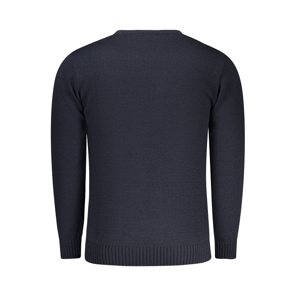 Rifle Blue Acrylic Men's Sweater | Regal Royce