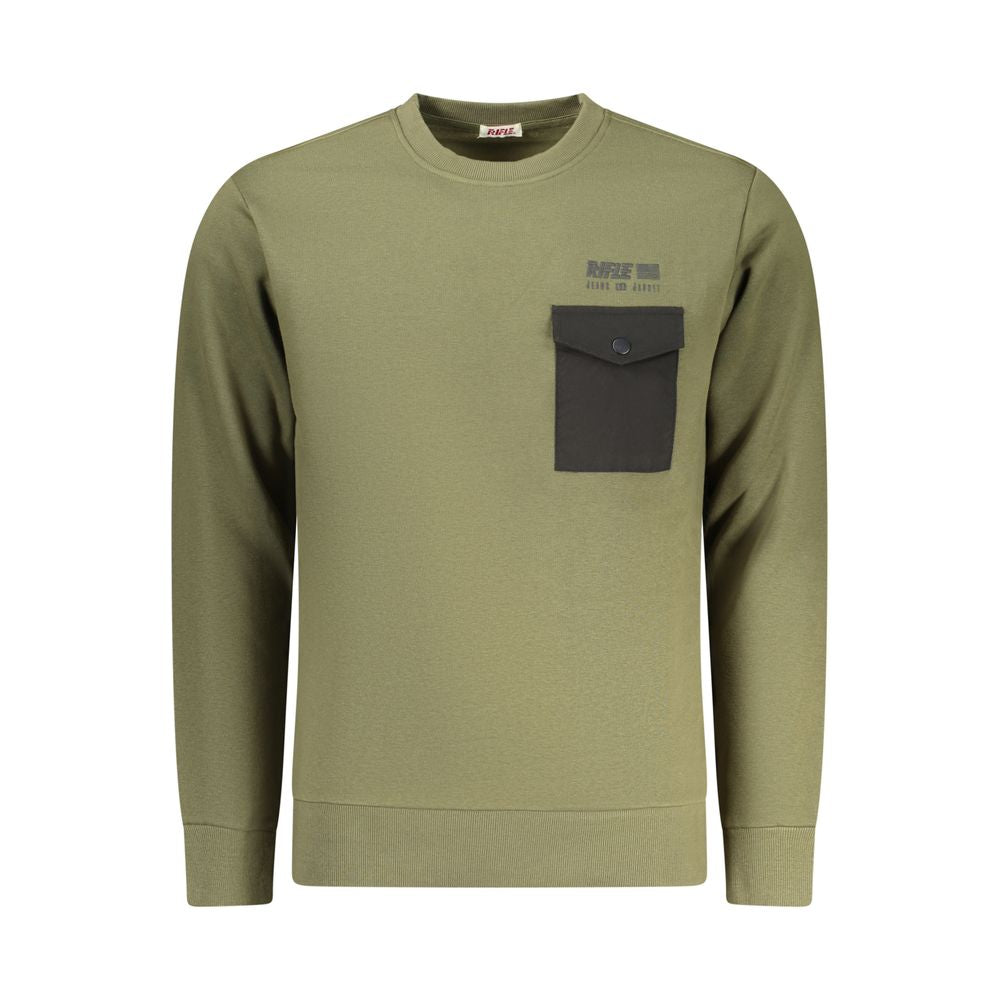 Rifle Verde Cotton Men Sweatshirt | Regal Royce