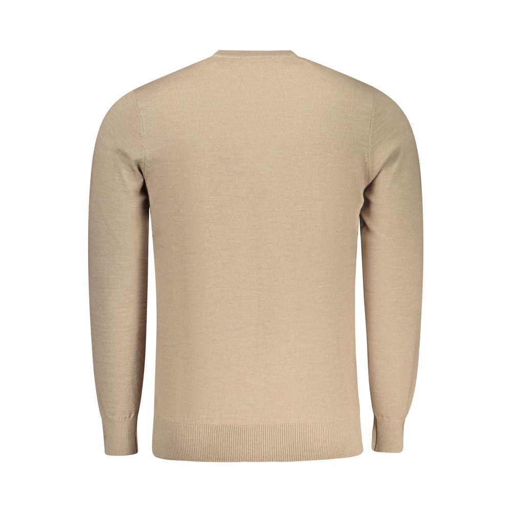 Rifle Beige Polyester Men Sweater | Regal Royce