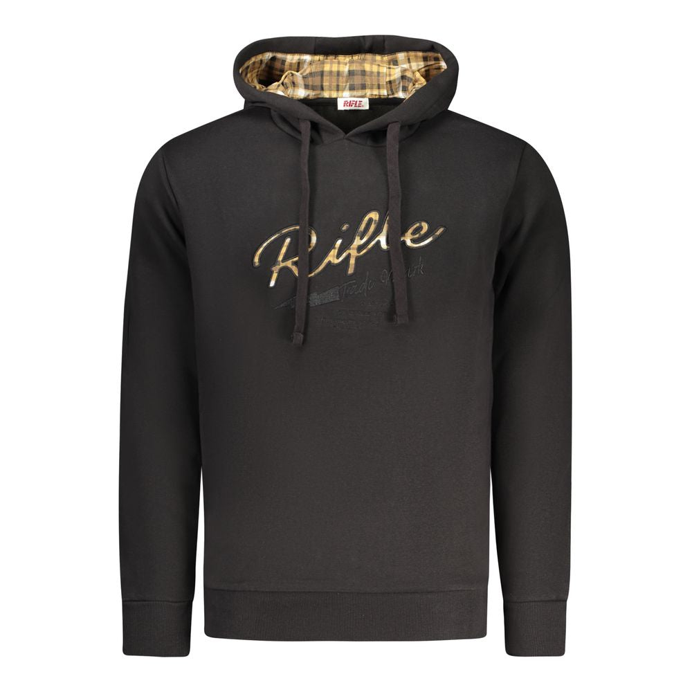 Rifle Black Cotton Men's Sweatshirt | Regal Royce
