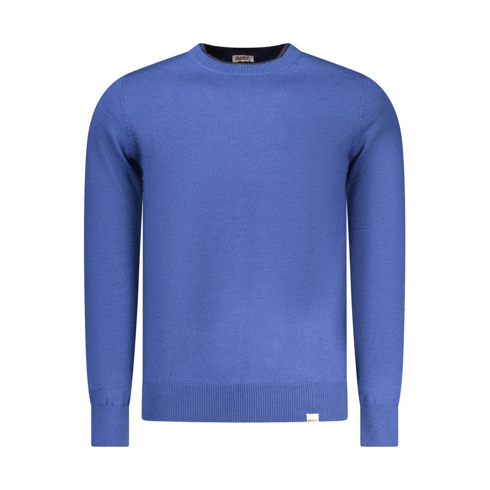 Rifle Blu Polyester Men Sweater | Regal Royce