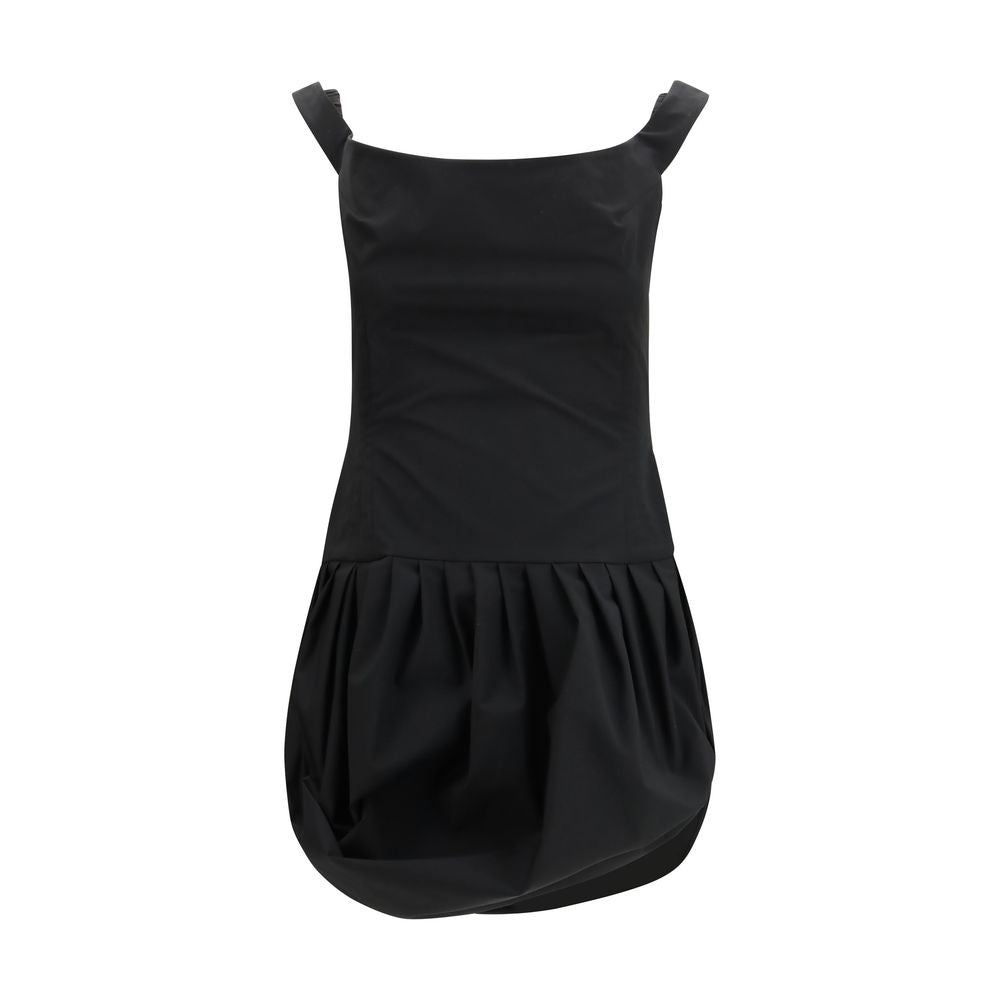 Magda Butrym Black Polyester Casual Dress | Regal Royce