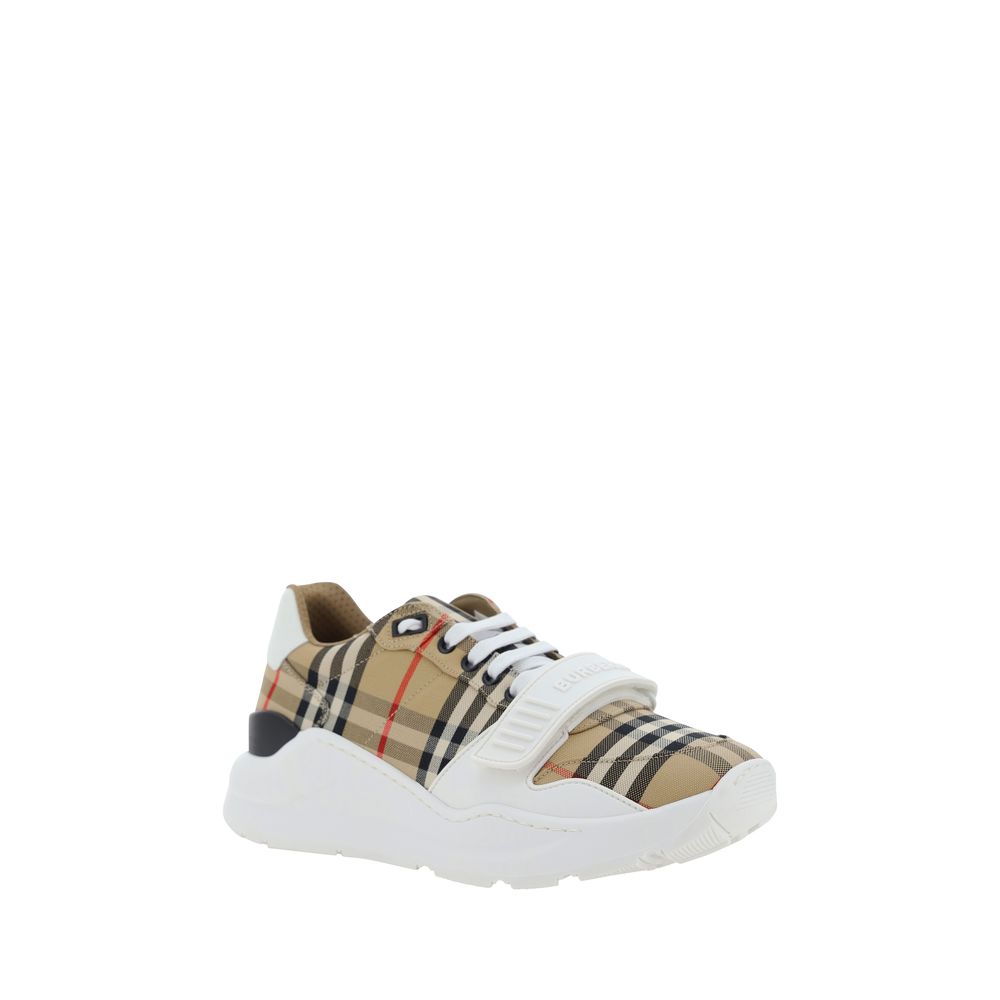 Burberry Beige Rubber Athletic Sneakers | Regal Royce