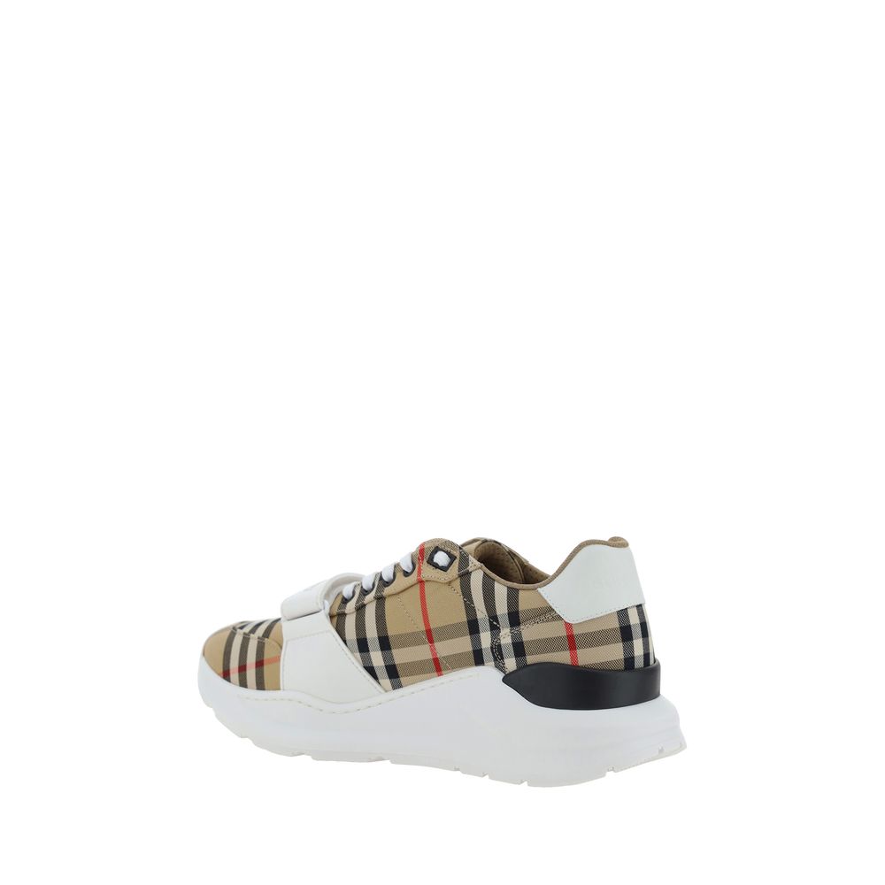 Burberry Beige Rubber Athletic Sneakers | Regal Royce