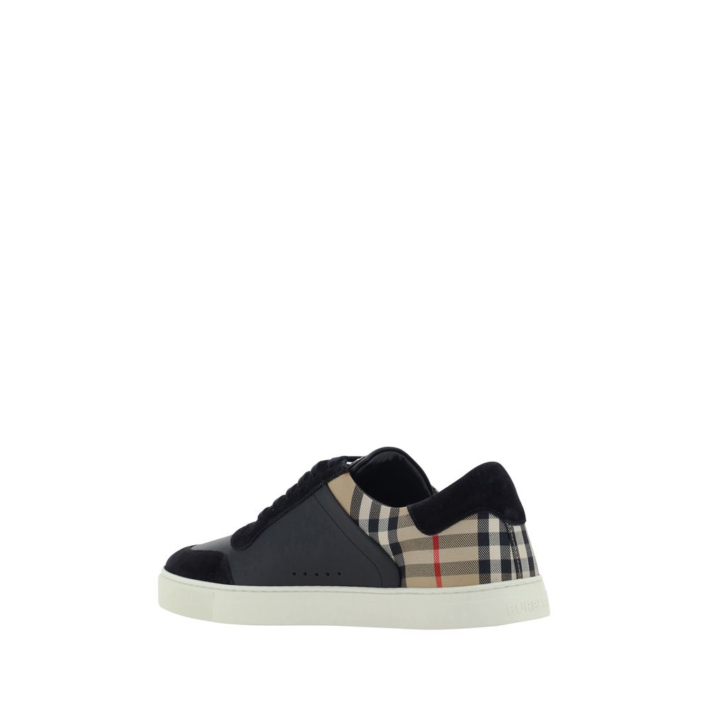 Burberry Multicolor Calf Leather Bos Taurus Low Top Sneakers | Regal Royce