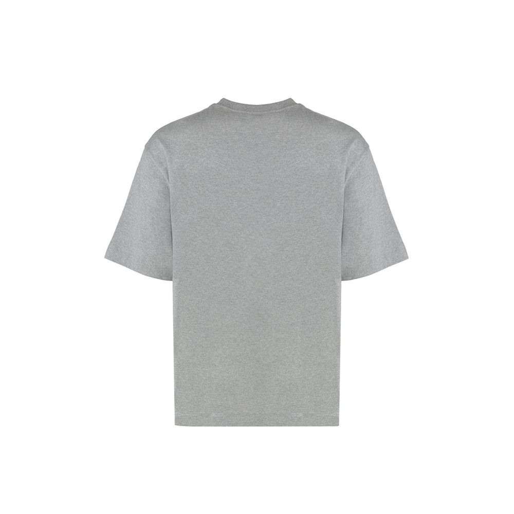 Off-White Gray Cotton T-Shirt | Regal Royce