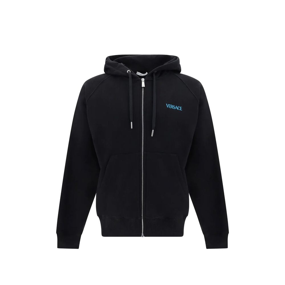 Versace Black Cotton Sweatshirt | Regal Royce