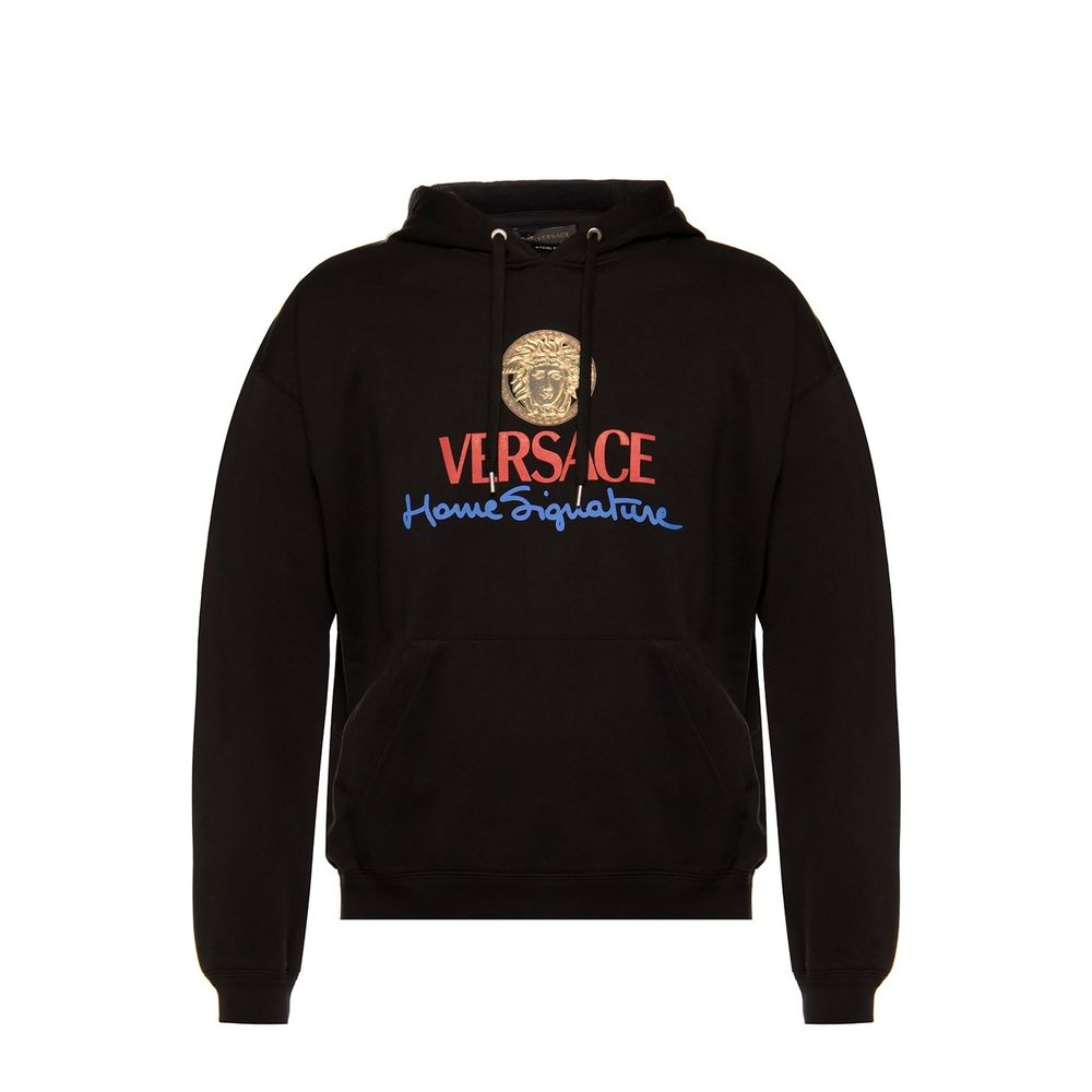 Versace Black Cotton Sweatshirt | Regal Royce