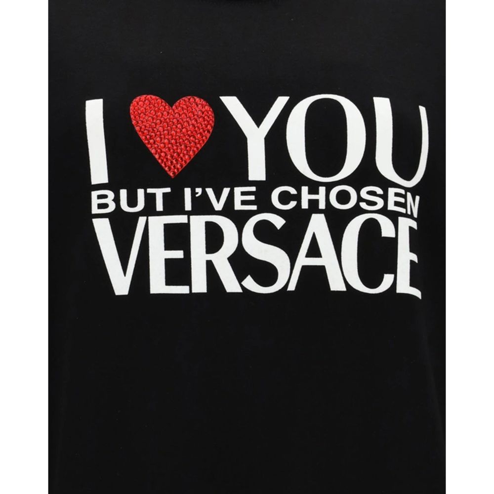 Versace Black Cotton Sweatshirt | Regal Royce