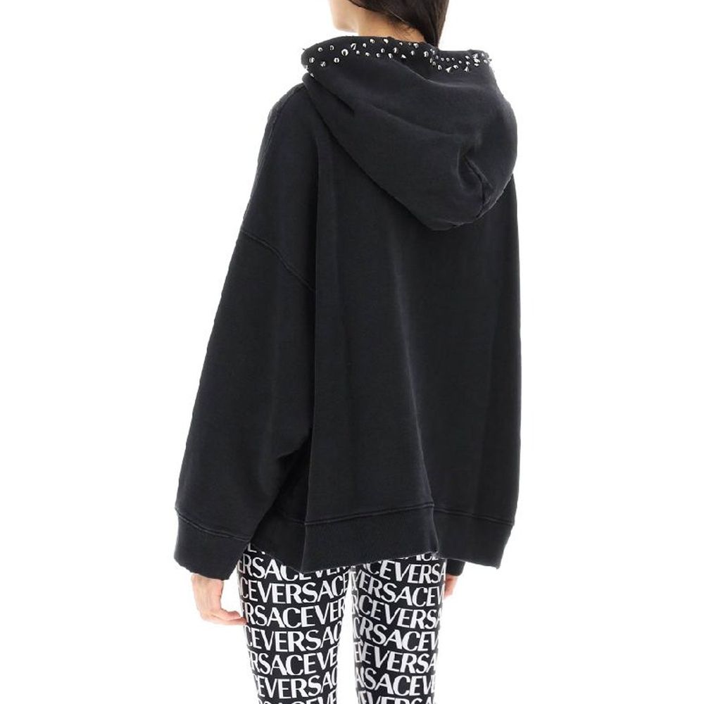 Versace Black Cotton Sweatshirt | Regal Royce
