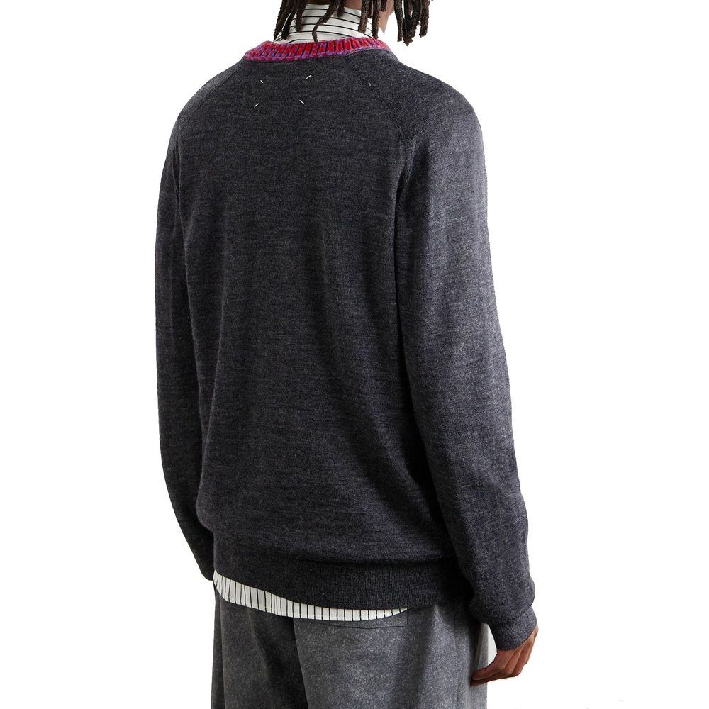 Maison Margiela Gray Wool Sweatshirt | Regal Royce