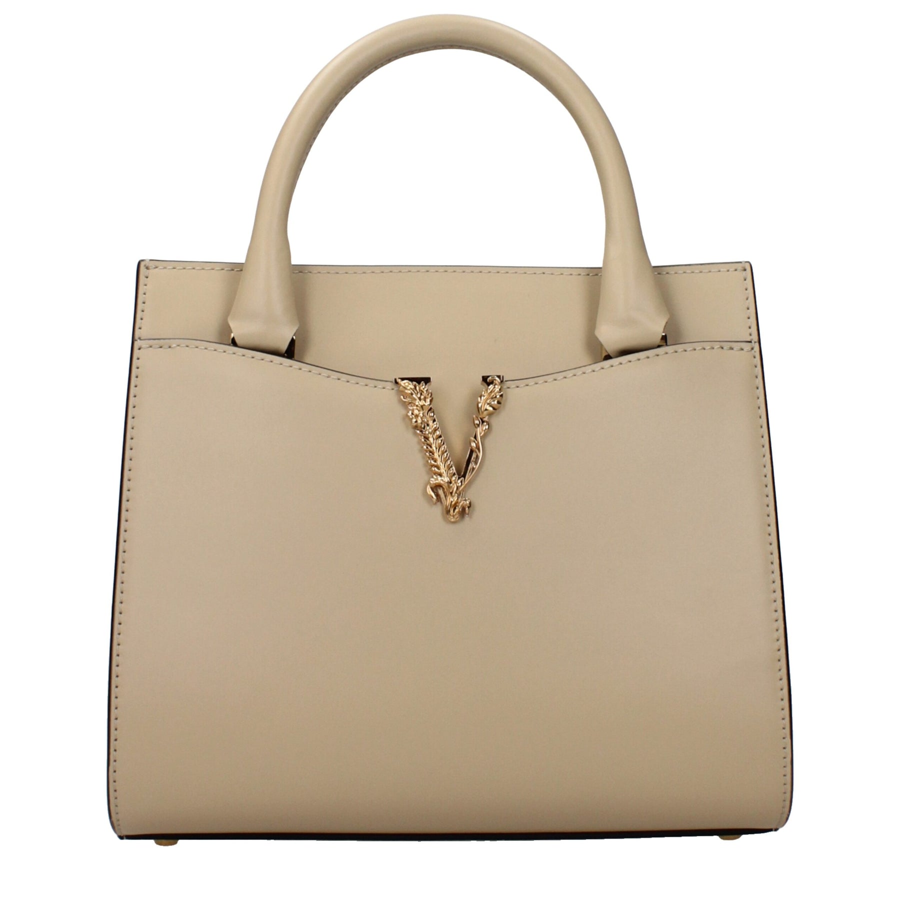 Versace Beige Leather Handbag | Regal Royce
