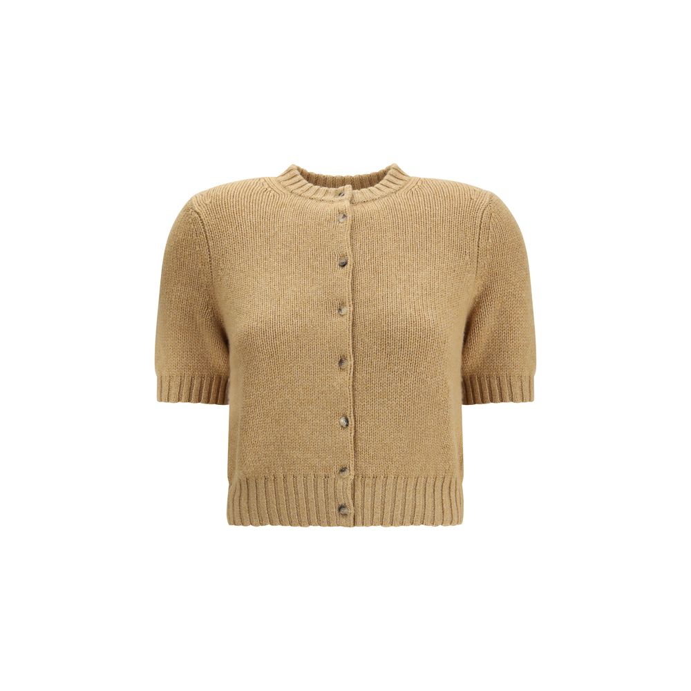 Khaite Beige Cashmere Cardigan | Regal Royce
