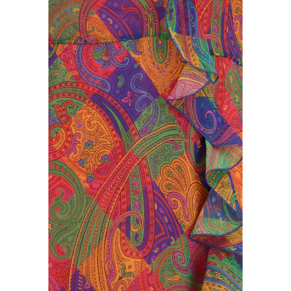 Etro Multicolor Silk Casual Dress | Regal Royce