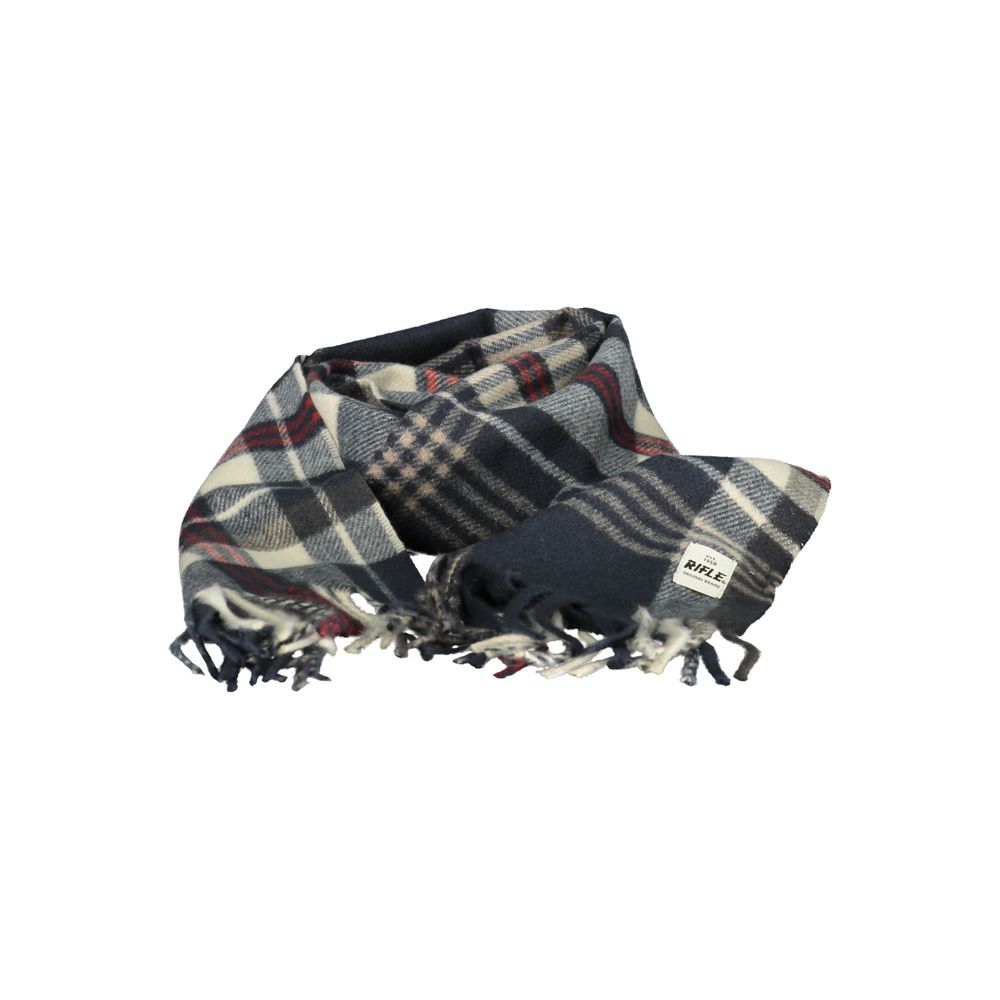 Rifle Blue Polyester Men Scarf | Regal Royce