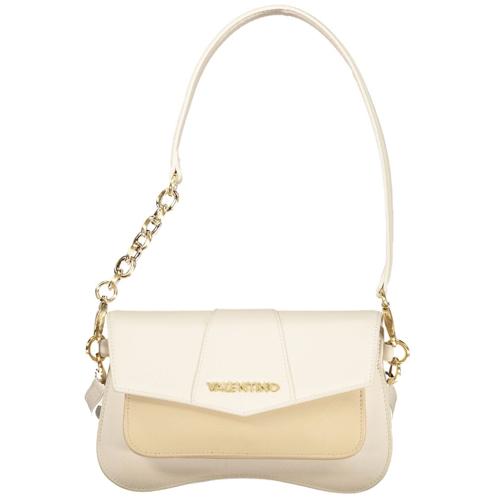 Mario Valentino Beige Polyurethane Women Handbag | Regal Royce