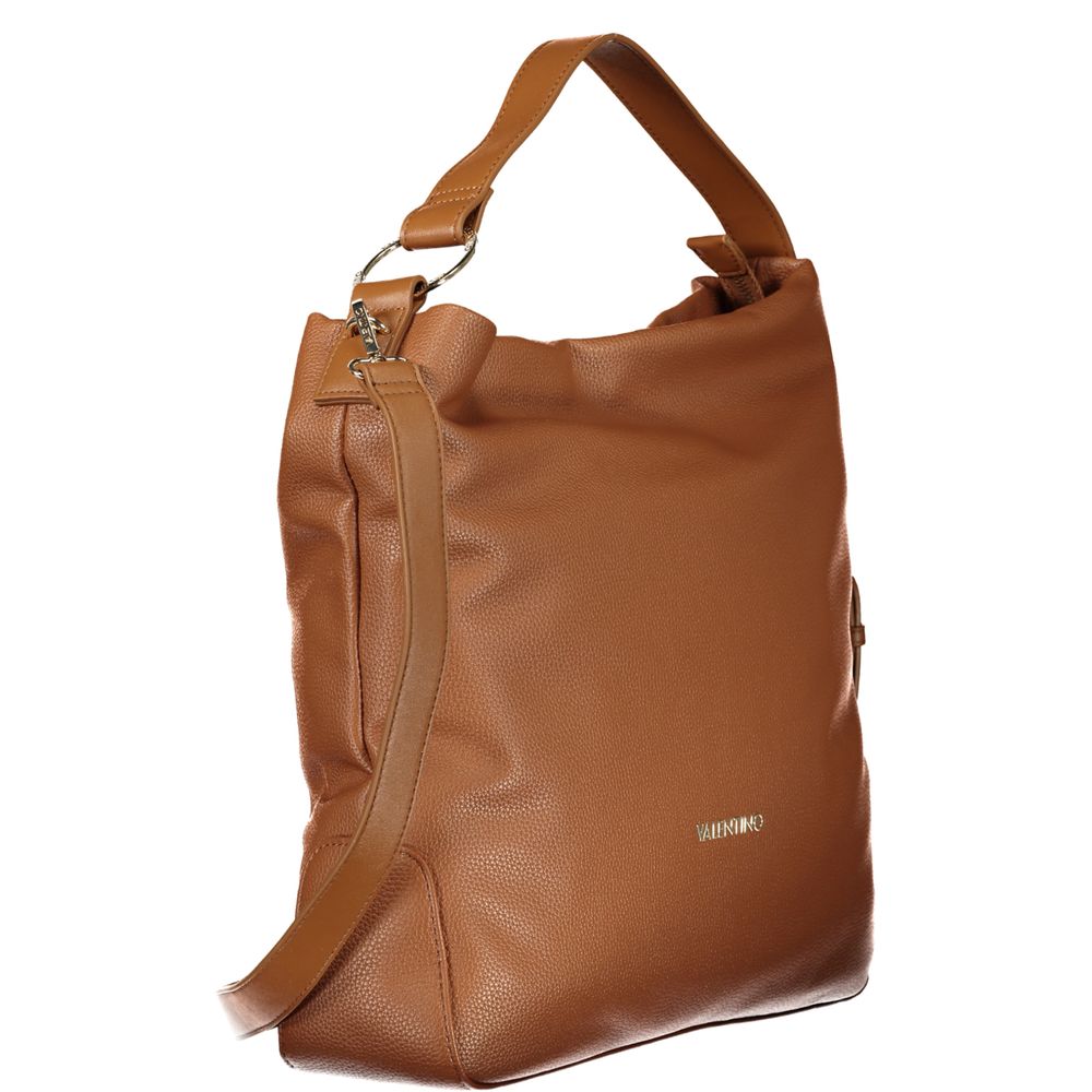 Mario Valentino Marrone Polyurethane Women Handbag | Regal Royce