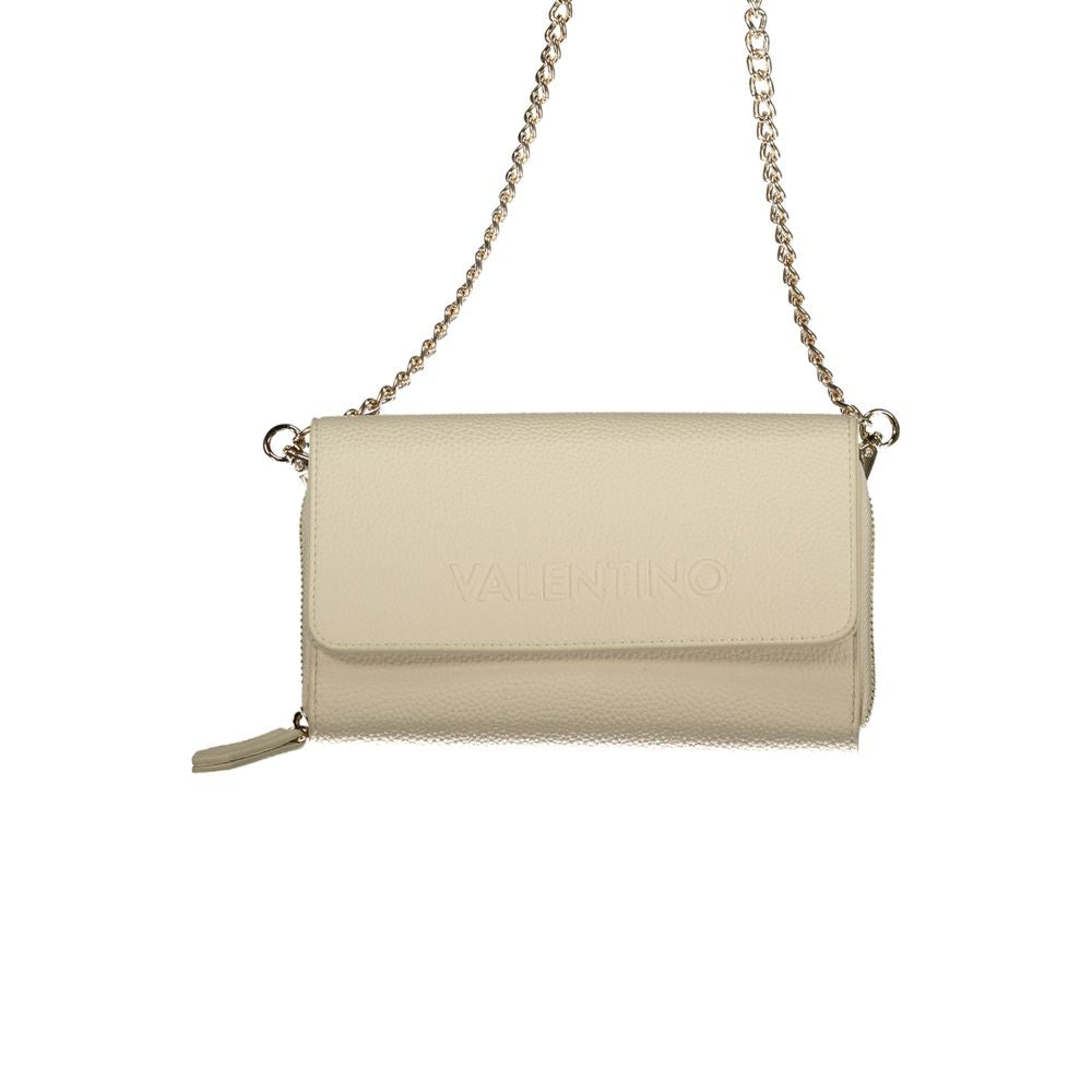 Mario Valentino Beige Polyurethane Women Wallet | Regal Royce