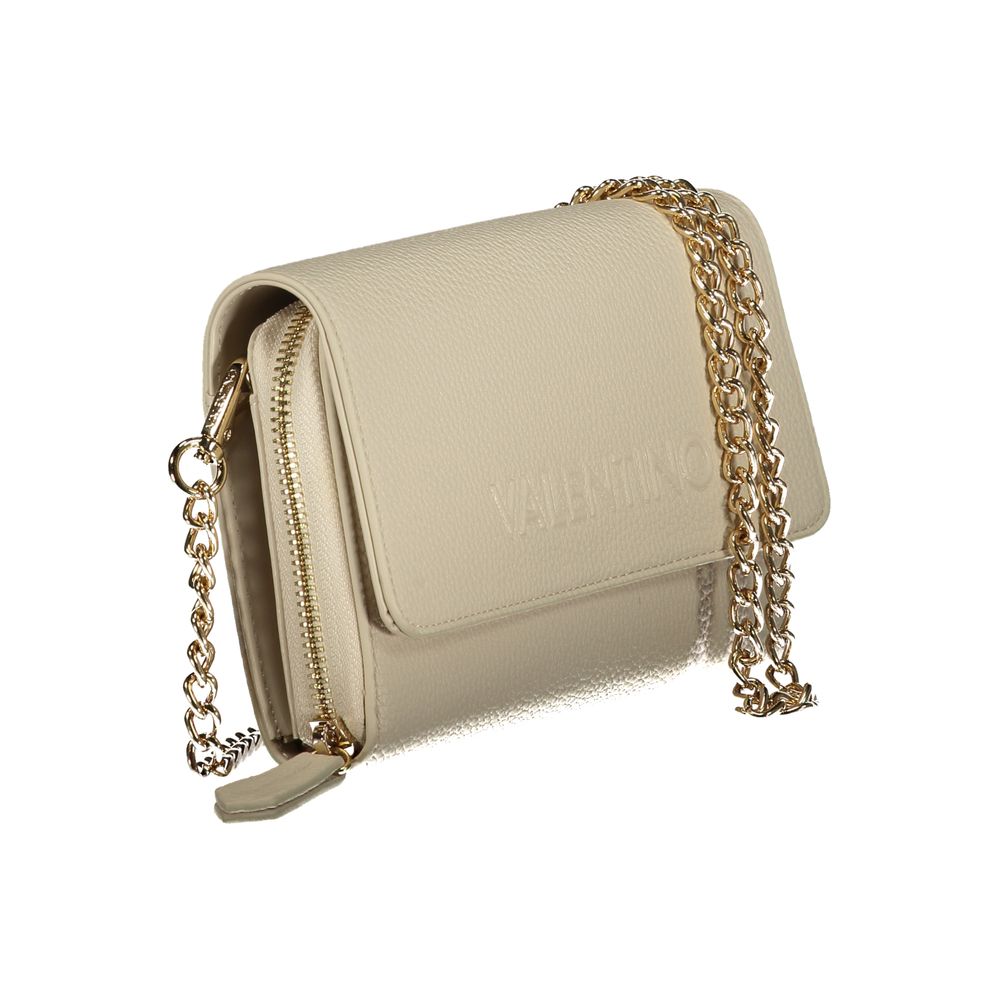 Mario Valentino Beige Polyurethane Women Wallet | Regal Royce
