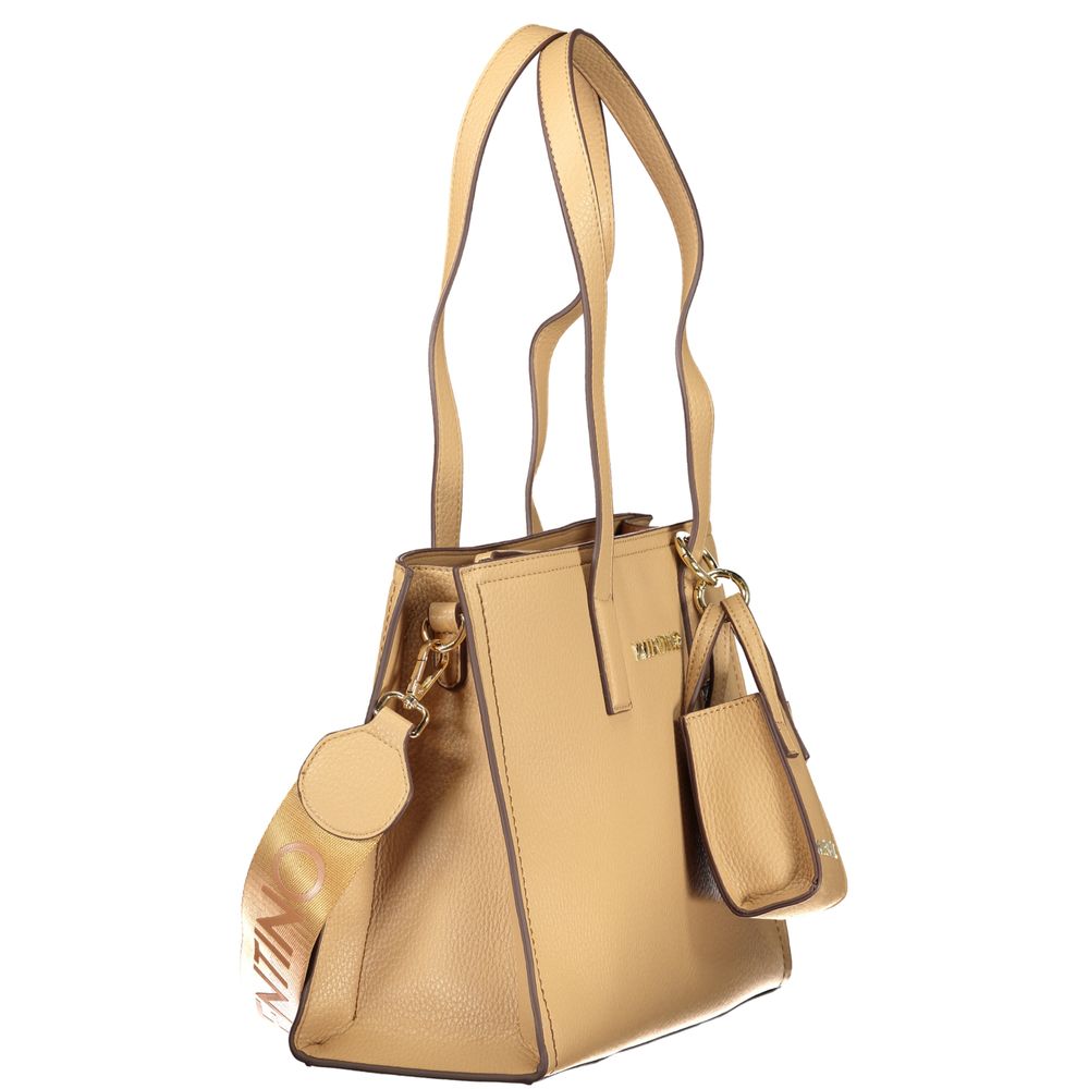Mario Valentino Beige Polyurethane Women Handbag | Regal Royce