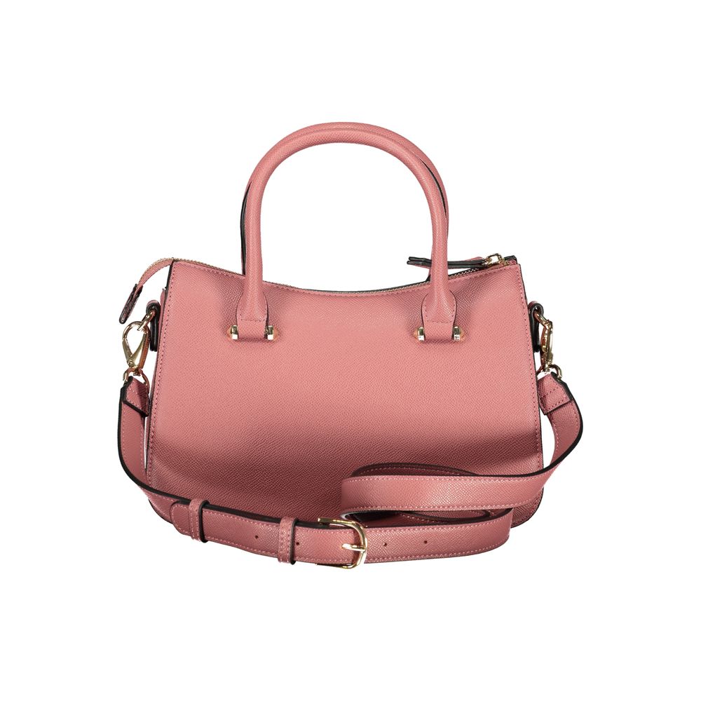 Mario Valentino Rosa Polyurethane Women Handbag | Regal Royce