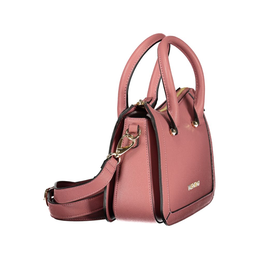 Mario Valentino Rosa Polyurethane Women Handbag | Regal Royce