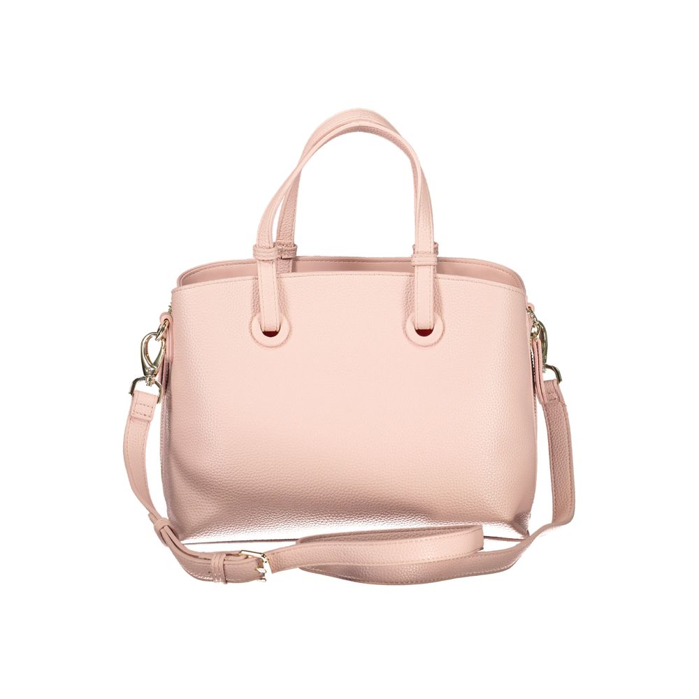 Mario Valentino Rosa Polyurethane Women Handbag | Regal Royce