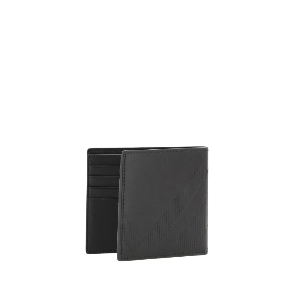 Burberry Black Calf Leather Bos Taurus Wallet | Regal Royce