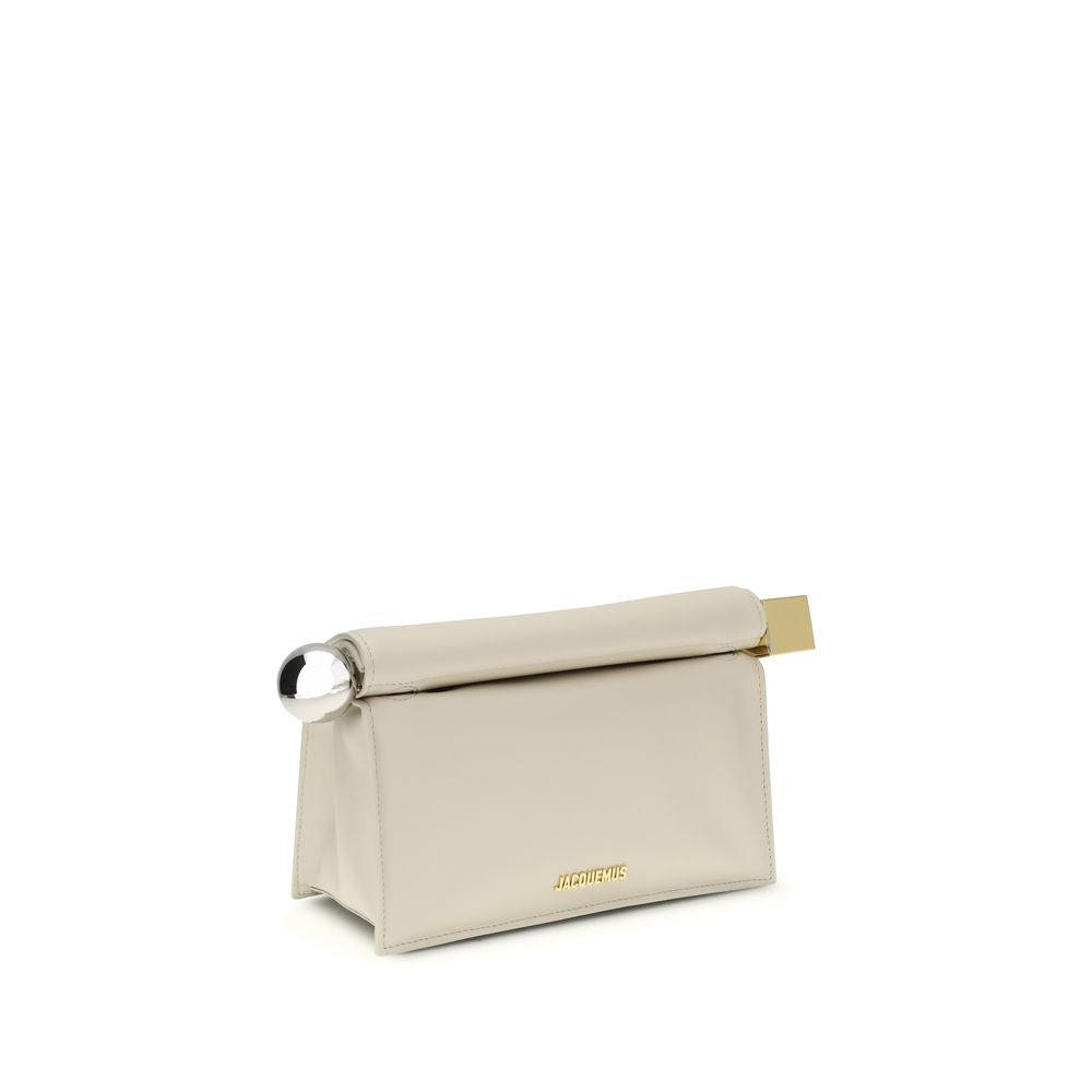 Jacquemus Cream Lamb Ovis Aries Aries Clutch Bag | Regal Royce