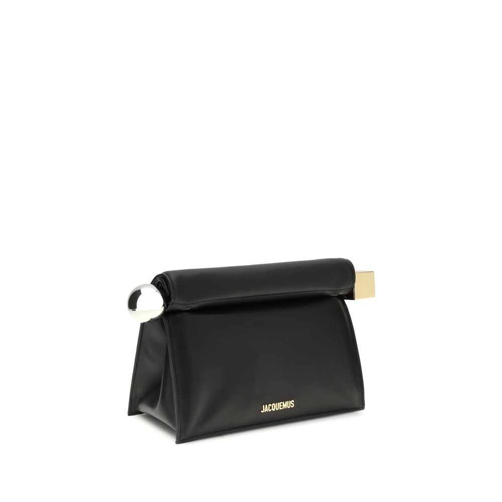 Jacquemus Black Lamb Ovis Aries Aries Clutch Bag | Regal Royce