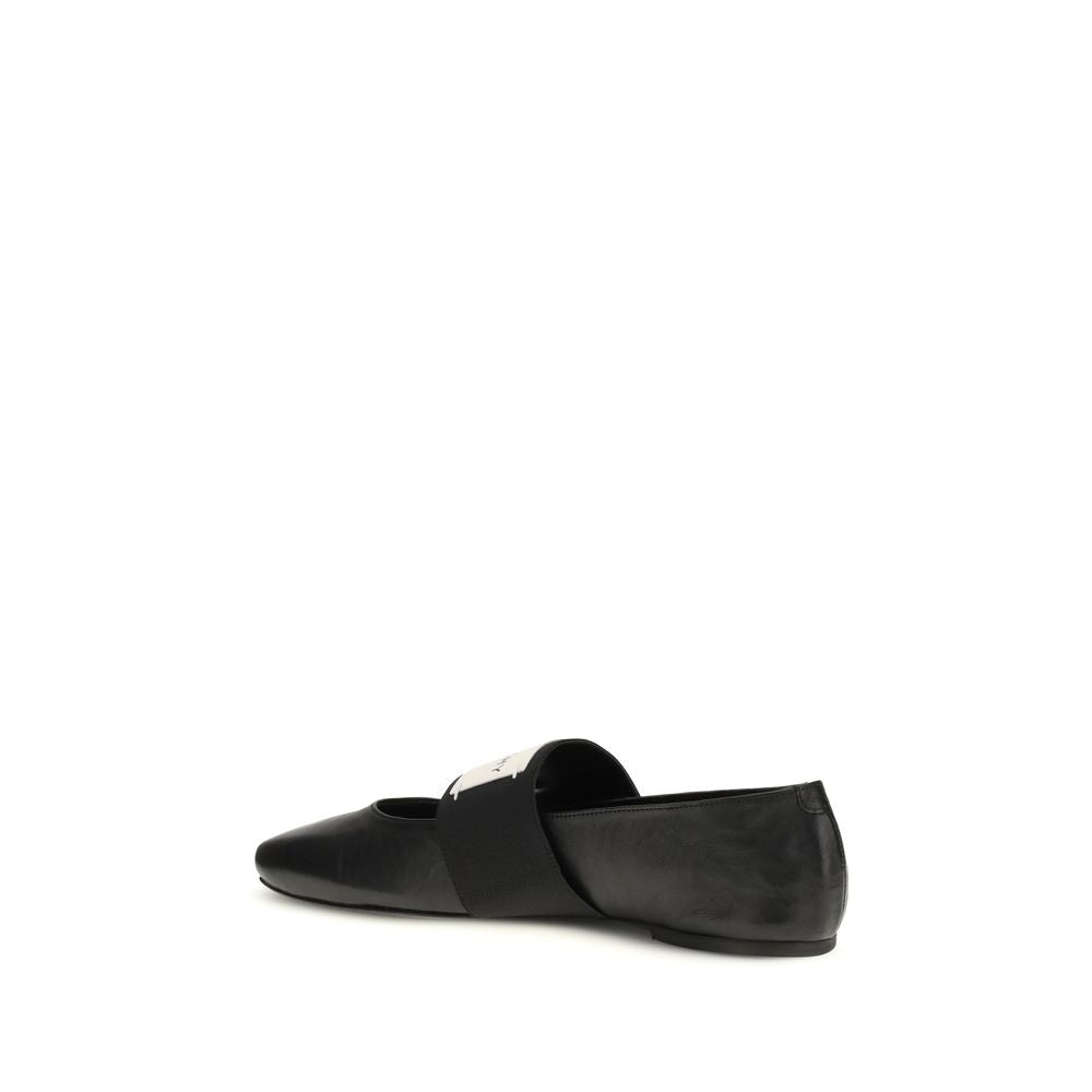 Givenchy Black Lamb Ovis Aries Aries Ballet Flats | Regal Royce