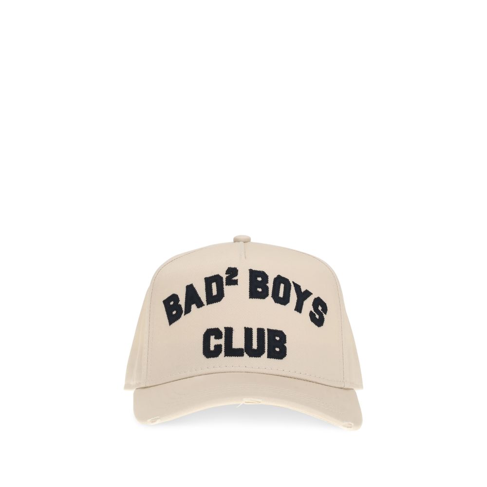 Dsquared² Beige Cotton Cap (Baseball Hat) | Regal Royce