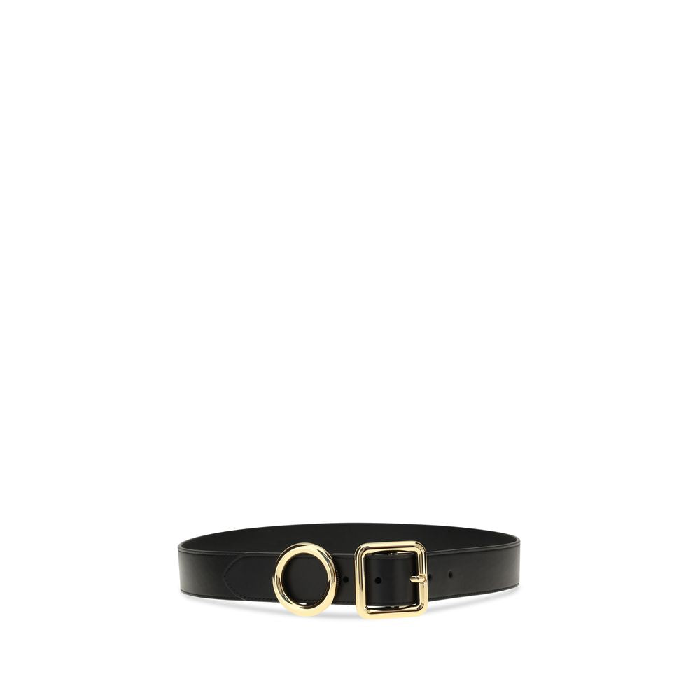 Jacquemus Black Calf Leather Bos Taurus Regular Belt | Regal Royce