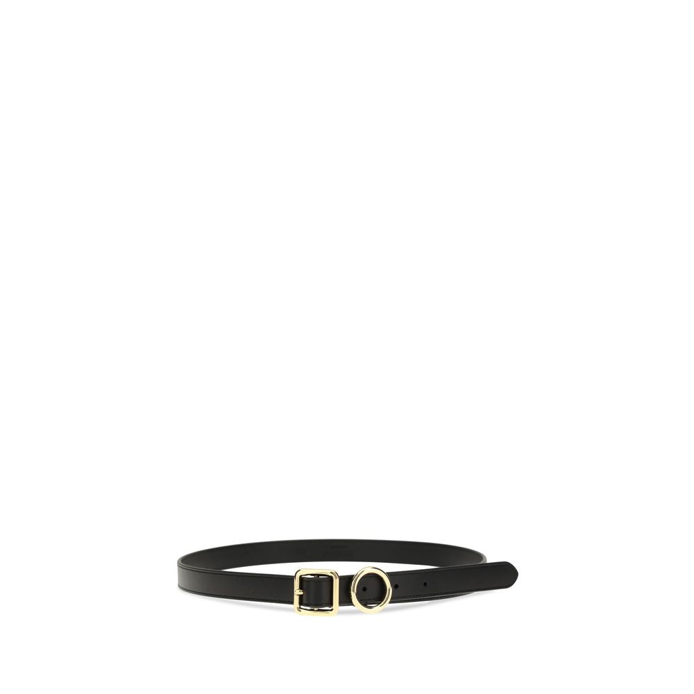 Jacquemus Black Calf Leather Bos Taurus Regular Belt | Regal Royce