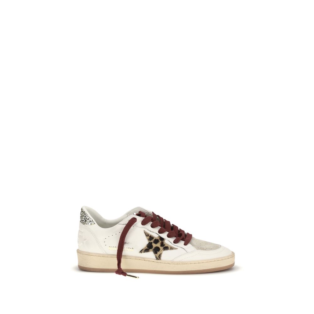 Golden Goose White Calf Leather Bos Taurus Low Top Sneakers | Regal Royce