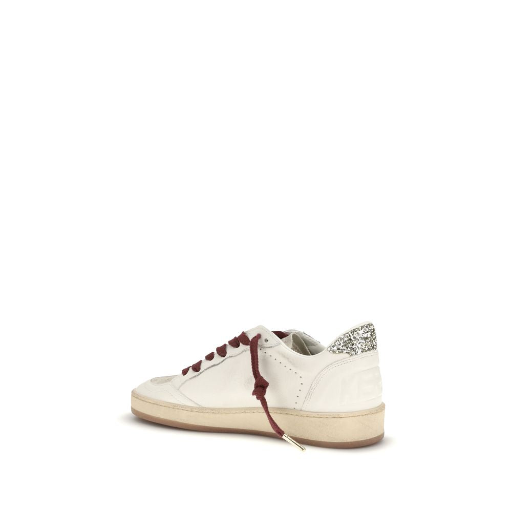 Golden Goose White Calf Leather Bos Taurus Low Top Sneakers | Regal Royce