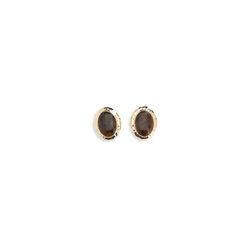 Self-Portrait Gold Brass Earrings | Regal Royce